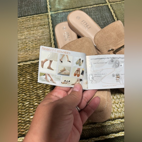 Musshoe Beige Suede Slip-On Loafers - Picture 6 of 7